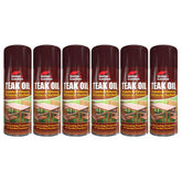 6X Home & Garden Teak Oil Spray 400ml Spray Paint